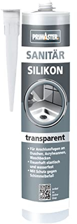 Primaster Sanitär Silikon transparent 310 ml Dichtstoff