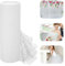 30cm x 91,5m Tüllstoff, Tüll Stoff Rolle Tüllband, Tisch Deko, Organza Stoff, Tüll Rolle für DIY Crafts Tutu Rock Handwerk Bogen Party Dekoration Geschenk (Weiß)
