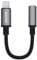 BOUTOP Lightning auf 3,5‑mm-Kopfhöreranschluss Adapter [MFi Zertifiziert] Lightning auf Klinke iPhone Kopfhörer Adapter für Apple EarPods mit 3,5 mm Kopfhörerstecker - 1 Stücke [Grau]