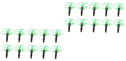 Toddmomy Jeu Helice Enfant 20 Pièces Jouet De Soucoupe Volante pour Enfants Jouet à Disque Volant Soucoupe Volante UFO Jouet De Vaisseau Spatial Volant Mini-ovni Plastique Voyage en Avion Papeterie