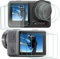FitStil Displayschutzfolie [9er-Pack] für DJI OSMO Action 4, ultraklarer Displayschutz aus gehärtetem Glas (Vorder- und Rückseite) + Objektivschutz + Objektivabdeckung