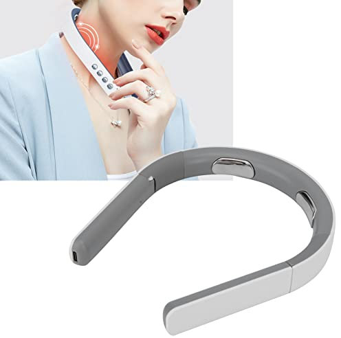 NSXAYIWE Nackenmassagegerät, 20 Gänge, Lindert Müdigkeit, Lange Ausdauer, Intelligentes Massagegerät, Nackenmassagegerät, Kabellos, Kompatibel Für Damen Und Herren, Geschenk