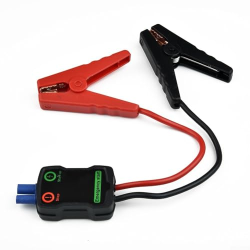 HpLive Car Portable Battery for Jumper Starter Cables,Car Tool 12V Mini Jump Starter Intelligent Smart Male EC5 for Jumper Cable Clamp B8
