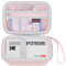 Elonbo Hard Case for Kodak Mini Shot 2 Retro P210/ Kodak Mini 2 Retro 4PASS Portable Instant Photo Printer, Digital Instant Print Camera Travel Bag, Mesh Pocket Fits Printing Paper and Cable, Pink