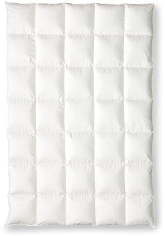 OBB Black Forest Gänsedaunen-Kassettendecke Winterdecke AVA warm Größe 200x200 cm