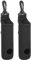 PATIKIL Sac de Transport pour Balles de Golf, Lot de 2 Pochettes Porte-Tee de Golf en Néoprène Portable avec Clip pour Hommes et Femmes, Cadeaux de Rangement, Noir