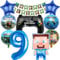 Pixel Luftballon Geburtstagsdeko 9 Jahre, 10 Stück Miner Gamer Kindergeburtstag Jungen 9, 9. Geburtstag Jungen Folienballon Spiel Gamer Luftballon Deko Geburtstag Party Deko Luftballon