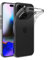 AICEK Compatible avec Apple iPhone 16 Pro Coque, Transparente Silicone Etui Coque Housse Bumper Clear Case