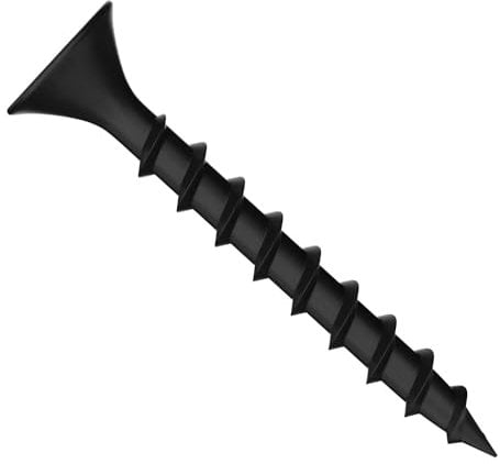 PARCO Deutsche Premium Schnellbauschrauben, Gipskartonschrauben, Rigipsschrauben, Gipsplattenschrauben | Schwarz, 3,9x35mm Grobgewinde PH2 1000 Stück