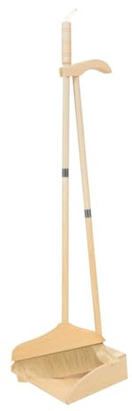 Alipis Scopa e Paletta Manico Lungo Scopa Per Pulizia Della Casa e Paletta Per Spazzatura Articoli Per Pulizia Della Stanza Flessibile e Resistente