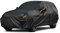 Kayme 7 Layers SUV Car Cover Waterproof Breathable, Outdoor Full Cover Rain Sun Dust All Weather Protection, Fit Qashqai, Sportage, Tiguan, T-ROC, Grandland, Tucson, E-Pace etc. (Up To 460cm) YM Black