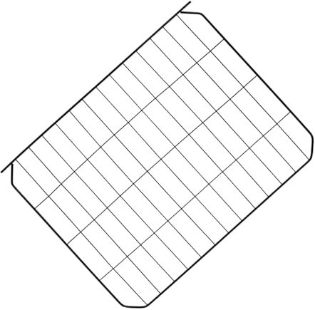 Milisten Pet Cage Door Wire Grid Diy Assemble Wire Mesh Door Panel 35x45cm Multi-functional Pet Fence Accessories for Cats, Dogs and Rabbits Indoor Outdoor Use