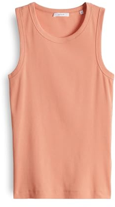 OPUS Damen Top | ILESSO Slim aus BCI Cotton Mix Pale orange, 42