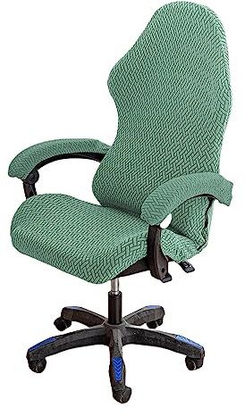 Gaming Chair Cover Set - Ergonomic Stretchable Protector with Armrest Covers, Gaming Racing Seat Cover