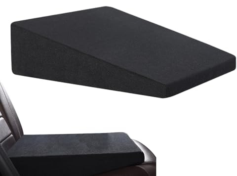 Zyntora Autositzkissen | Keilkissen Stuhl Ergonomisches Autositzkissen | Foam Autositzauflage Sitzkeilkissen | Fahrsitzkissen | Keilkissen Auto Für Bürostuhl, Keilsitzkissen
