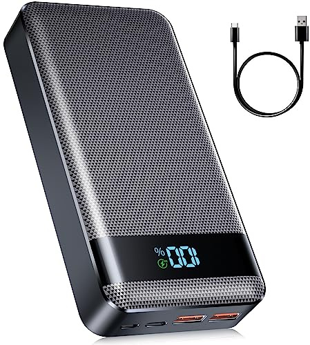 Power Bank 56800mAh, Portable Charger Large Battery Pack, Fast Charging Phone Charger PD35W USB-C Input/Output, 4 Charging Ports