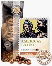 Coffee-Nation Americas Latino 1000g Bohnen | Spitzenqualität | Kaffeeliebhaber