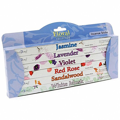 Stamford Incense Sticks 6 Pack Gift Set - Floral 37145