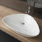 Waschbecken24 Lavabo à poser, de qualité supérieure, installation facile, design moderne (67 x 44 x 15 cm, blanc/A85)