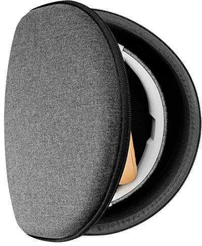 Geekria Shield Headphones Case Compatible with Skullcandy Riff 2, Riff, Crusher ANC/Evo, Hesh Evo, Hesh ANC, Replacement Hard Shell Travel Carrying Bag with Cable Storage (Dark Grey)