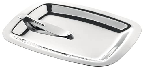 Olympia Stainless Steel Tip Tray with Spring Hold - 150x120mm