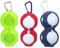 Silikon Golfball Tasche Halter Taillentasche Aufbewahrungstasche mit für Golfball Mann Damen Golf Sport 3 stücke (Rot/Blau/Grün)