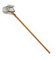Rastrello Telline/cozze in INOX 9 denti con manico da Cm. 180, con raschio per sabbia Largh. 20 cm. Prof. 16,5 cm9