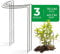 Novatool 3 Strauchstütze Metall halbrund 40 cm Ø70 cm hoch grün Staudenhalter Blumenhalter Rankengewächs Pflanzenstütze Blumenstütze Staudenstütze Rankhilfe Strauchhalter Rosenstütze