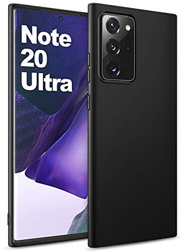 BENNALD Coque pour Samsung Galaxy Note 20 Ultra, Ultra Mince Premium TPU Premium Exact Fit/NO Bulkiness Souple Coque pour Samsung Galaxy Note 20 Ultra - Noir