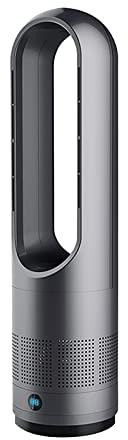 Filtre haute efficacité à 360 ° pour quatre saisons de vent froid et chaud, affichage numérique à LED de synchronisation, appareil de chauffage minimaliste, machine à air à télécommande portable (coul
