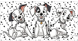 Jerry Fabrics Disney 101 Dalmatian Lucky Bath Towel 70 x 140 cm Multi-Coloured