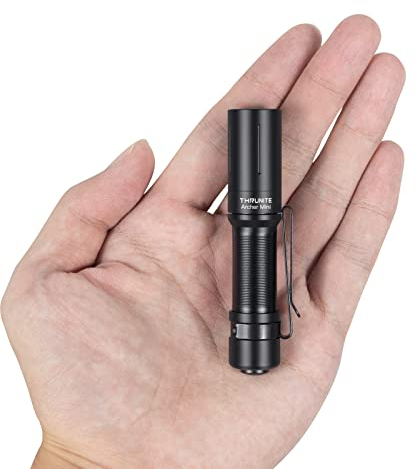 ThruNite EDC Flashlight Archer Mini, 405 Lumens Tail Switch LED Flashlight, USB C Rechargeable Little Pocket Penlight for Camping, Outdoor, and Emergency - Cool White