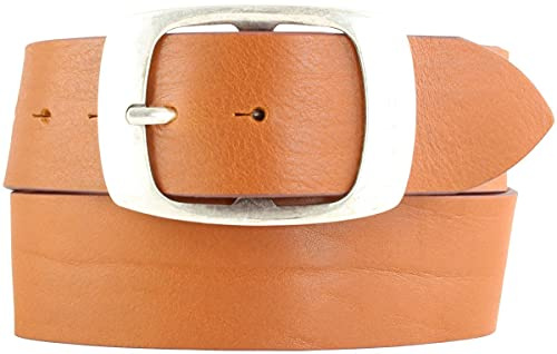 BELTINGER Jeansgürtel aus Vollrindleder 5 cm mit Doppel-Schnalle | Leder-Gürtel 50mm | Breiter Ledergürtel aus echtem Leder