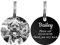 YEHANTI Médailles pour chien et chat en acier inoxydable avec photo gravée double face, L