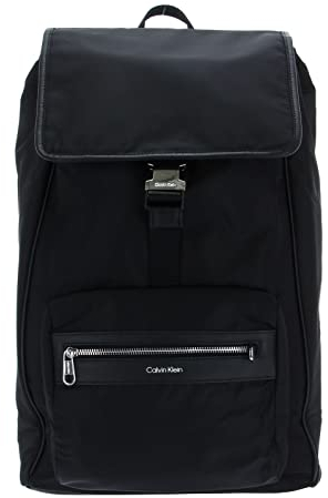 Calvin Klein CK Elevated Flap Backpack CK Black