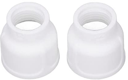 2 Pièces Tasses de Buse en Céramique Tasses de Soudage Tig Blanc Kit D'accessoires de Buse en Céramique pour DB SR WP 9 20 25