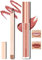 Boobeen Liquid Matte Lipstick and Lip Line Pencil Set, Nude Red Lip Makeup Longwear Waterproof Lipliner Pens & Velvet Lip Stain Lip Gloss Smooth Matte Lip Color Make Up Gift Set