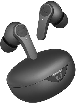 Fresh 'n Rebel Twins Rise, kabellose In-Ear-Bluetooth-Kopfhörer mit Geräuschunterdrückung, Ambient Modus, Multipoint-Bluetooth, In-Ear-Sensorik, spritzwassergeschützt, 30 h Spielzeit (Storm Grey)