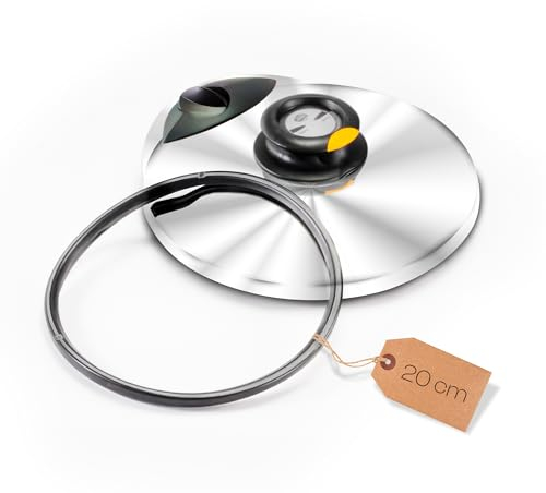OPPAHA Guarnizione Coperchio Secuquick per Pentole AMC - Modello 30, Ø 20cm - Ricambio Compatibile Non Originale