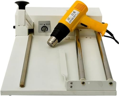 ZWQOZ Shrink Wrap Machine with Heat Gun,Handheld Shrink Wrap Heat Gun, Shrink Wrap Heat Sealer for PVC POF Film, Manual Heat Sealing Machine Simultaneous Sealing