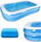 Inflatable Paddling Pool Inflatables Above Ground Pool for Kids fast set design Swimming Pool suitable for indoor & outdoor use in the backyard Large Paddling Pool that measures 78.7 x 59 x 19.7