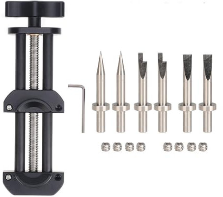 Camera Lens Vise Tool Kit for Lens and Filter, Aluminum Alloy 25mm to 130mm Lens Repair and Thread Restoration Tool Spanner Wrench