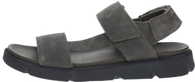 Geox U XAND 2S B, Sandalo Scorrevole Uomo, Military, 45 EU