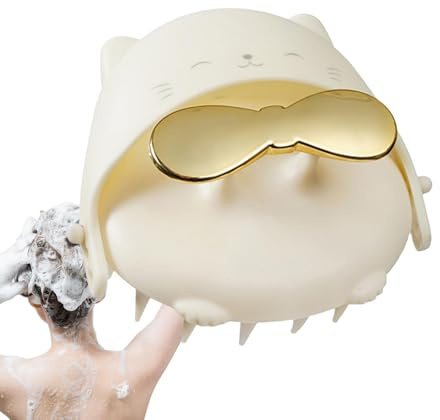Hair Massager Scalp - Nail Protection Shampoo Brush - Scalp Brush, Massage Hair Brush, Wet and Dry Shower Scalp Scrubber for Massaging and Cleaning