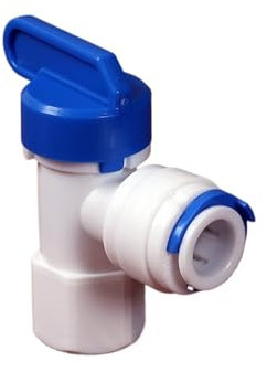 Aqxyki 1/4 Inch Female Head -3/8 Inch Outer Diameter Pipe Hose Elbow Pressure Barrel Ball Valve Aquarium Filter Reverse Osmosis