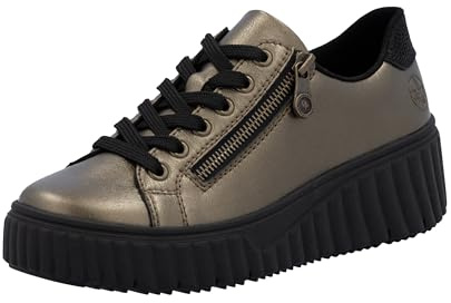 Rieker Damen N2501 Sneaker Low, Bronze 90, 40 EU