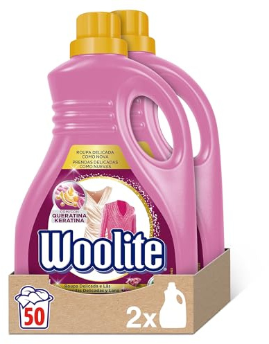 Woolite Detergente en Gel para Ropa de Lana y Seda (750 Ml) - Paquete de 2