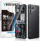 Yenwen Protector de Pantalla para Nothing CMF Phone 2 Pro, 2 Piezas Cristal Templado con 2 Piezas Protector de Lente de Cámara, 9H Dureza Ultra Resistente Vidrio Templado