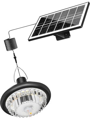 ZYMIADOU Solar Kristall Kronleuchter Außenleuchte Wetterfest ABS PC Acryl Design Auto Dimmen für Garten Terrasse Dekoration Moderne Solar Gartenlampe