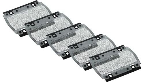 vhbw 5x Scherblatt kompatibel mit Braun Pocket Twist Rasierer Schwarz Silber
